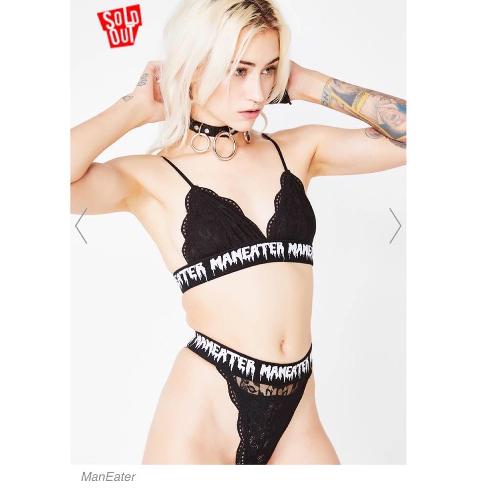 SOLD Maneater Paris Lace Bralette Top - Picture 4 of 4